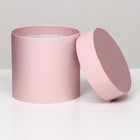 Коробка подарочная круглая, шляпная, розовая, 10×10 см - Фото 2