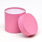 Шляпная коробка розовая, 13 х 13 см - Фото 3