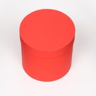 Шляпная коробка красная, 13 х 13 см - Фото 3
