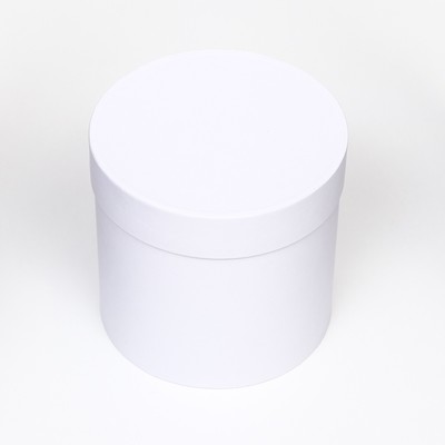 Шляпная коробка белая, 13×13 см