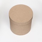 Шляпная коробка крафт, 13×13 см - Фото 3