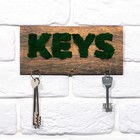 Ключница настенная со мхом «Keys». - фото 319240342