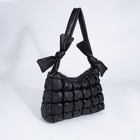 Сумка-мешок на молнии, длинный ремень, цвет чёрный - фото 24455848