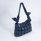 Сумка-мешок на молнии, длинный ремень, цвет синий - фото 21990402