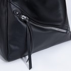 Сумка женская на молнии, цвет чёрный - фото 37568785