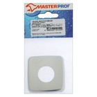 Декоративный отражатель MasterProf ИС.131505, 3/4", 60×25×6 мм, квадрат, нерж. сталь, хром - Фото 1