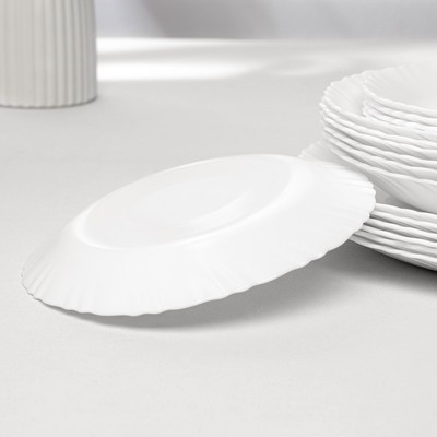 Сервиз столовый Luminarc Feston, 18 предметов, стеклокерамика, белый