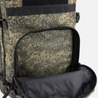 Рюкзак тактический, 40 л, отдел на молнии, 2 наружных кармана, цвет камуфляж/зелёный - Фото 6