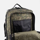 Рюкзак тактический, 40 л, отдел на молнии, 2 наружных кармана, цвет камуфляж/зелёный - Фото 7
