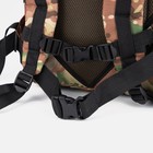 Рюкзак тактический, 40 л, отдел на молнии, 3 наружных кармана, цвет камуфляж/бежевый - Фото 10