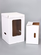 Коробка под торт, 32,5 х 32,5 х 45 см (5 шт) - фото 807505200