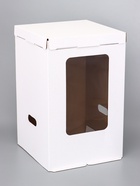 Коробка под торт, 32,5 х 32,5 х 45 см (5 шт) - фото 807505201