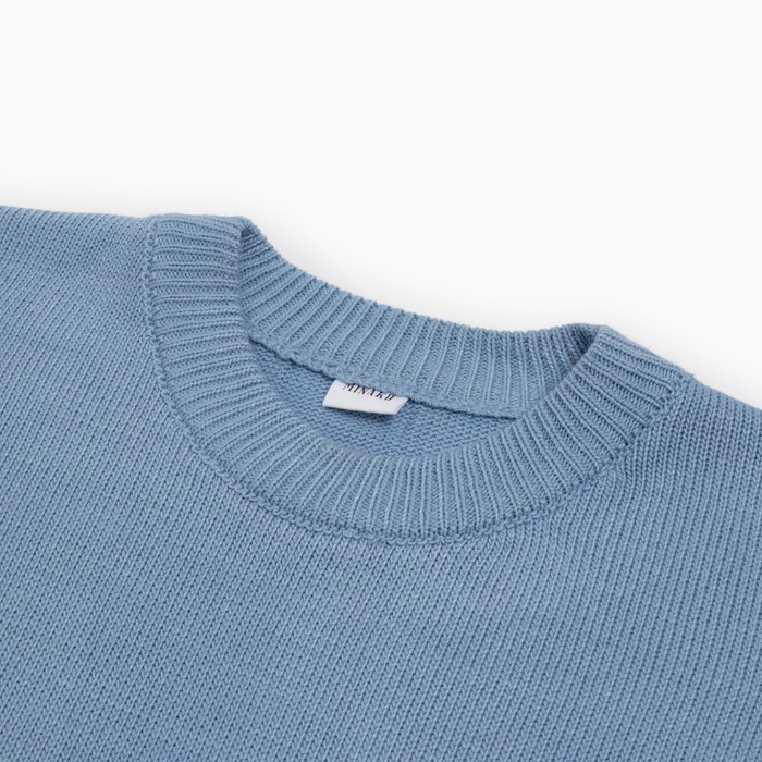 Джемпер женский MINAKU: Casual Collection цвет экрю/синий, размер 44 60066