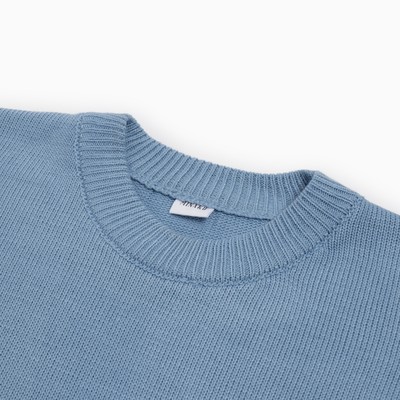 Джемпер женский MINAKU: Casual collection, цвет экрю, синий, размер 50