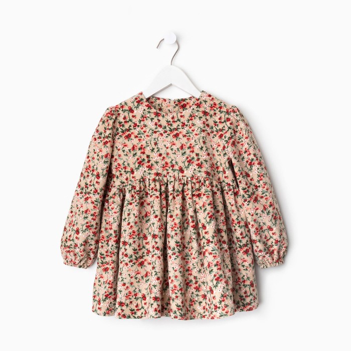 Платье для девочки MINAKU цв. бежевый, рост 98 см