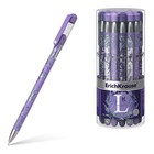 Ручка гелевая ErichKrause Lavender Stick, узел 0.38 мм, чернила чёрные, длина линии письма 500 метров, МИКС - фото 10217573