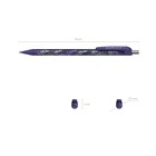Механический карандаш ErichKrause "Lavender", НВ, грифель d=0.5 мм, матовый корпус Soft-Touch, фольгированные элементы, в тубусе, микс - Фото 3