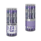 Механический карандаш ErichKrause "Lavender", НВ, грифель d=0.5 мм, матовый корпус Soft-Touch, фольгированные элементы, в тубусе, микс - Фото 4