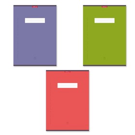 Тетрадь А4, 96 листов в клетку ErichKrause Unicolor Bright, обложка мелованный картон, блок офсет, белизна 100%, МИКС