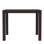 Стол садовый «Ротанг-плюс», 94×94×74 см, с отверстием под зонт, d=39.5 мм, цвет мокко - Фото 3