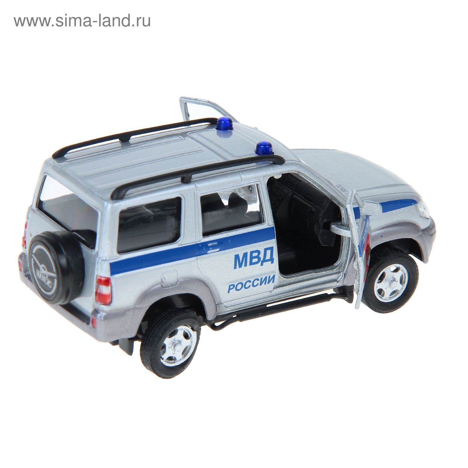 Модель машины полиция UAZ Patriot, масштаб 1:43