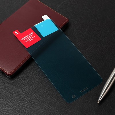 Защитное стекло Krutoff, для Itel A27, гибридное, гибкое, полный клей