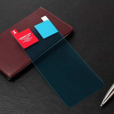 Защитное стекло Krutoff, для Itel Vision 3, гибридное, гибкое, полный клей