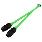 Булавы для художественной гимнастики вставляющиеся Grace Dance, 36 см, цвет зелёный/чёрный - Фото 4