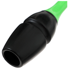 Булавы для художественной гимнастики вставляющиеся Grace Dance, 36 см, цвет зелёный/чёрный - Фото 5