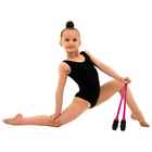 Булавы для художественной гимнастики вставляющиеся Grace Dance, 36 см, цвет розовый/чёрный - Фото 5