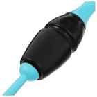 Булавы для художественной гимнастики вставляющиеся Grace Dance, 36 см, цвет голубой/чёрный - Фото 6