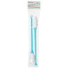 Булавы для художественной гимнастики вставляющиеся Grace Dance, 36 см, цвет белый/голубой - Фото 8