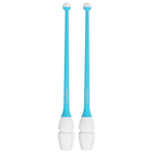 Булавы для художественной гимнастики вставляющиеся Grace Dance, 41 см, цвет белый/голубой - Фото 3