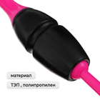 Булавы для художественной гимнастики вставляющиеся Grace Dance, 41 см, цвет чёрный/розовый - Фото 2