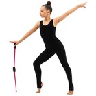 Булавы для художественной гимнастики вставляющиеся Grace Dance, 41 см, цвет чёрный/розовый - Фото 6