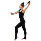 Булавы для художественной гимнастики вставляющиеся Grace Dance, 41 см, цвет голубой/чёрный - Фото 3