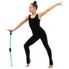 Булавы для художественной гимнастики вставляющиеся Grace Dance, 41 см, цвет голубой/чёрный - Фото 6