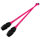 Булавы для художественной гимнастики вставляющиеся Grace Dance, 46 см, цвет розовый/чёрный - Фото 4