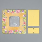 Коробка для конфет, кондитерская упаковка, 4 ячейки, «Цветы», 10.5 х 10.5 х 3.5 см - Фото 5
