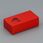 Коробка под бижутерию, упаковка, «Красная», 10 х 5 х 3 см - Фото 1