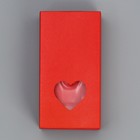 Коробка под бижутерию, упаковка, «Красная», 10 х 5 х 3 см - Фото 2