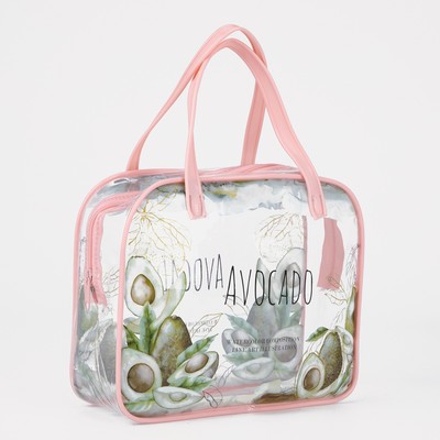 Косметичка на молнии, цвет розовый