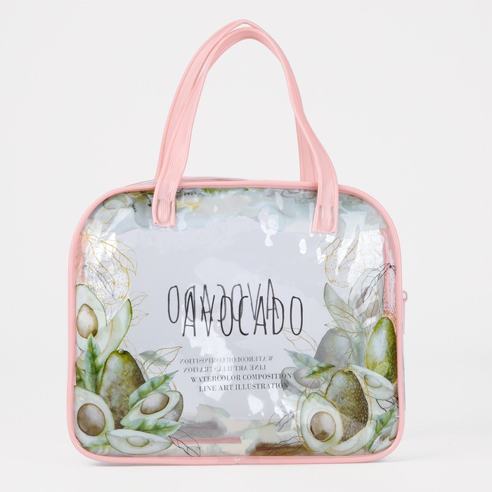 Косметичка на молнии, цвет розовый 32958