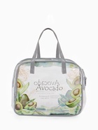 Косметичка - сумка на молнии для бассейна, с ручками, с принтом, серая - Фото 8