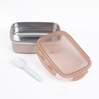 Ланч-бокс, 350 мл, 14.8 х 11.5 х 5.8 см, микс - фото 24470133