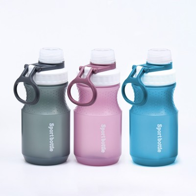 Бутылка для воды, 380 мл, 15.6×7.3×6.7 см, цвет МИКС