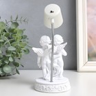 Фигурка светящаяся «Лампа - ангелы с сердцем», белый, полистоун, 7.5×7.5×18 см, МИКС - Фото 4