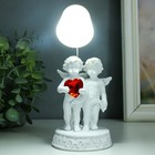 Фигурка светящаяся «Лампа - ангелы с сердцем», белый, полистоун, 7.5×7.5×18 см, МИКС - Фото 6