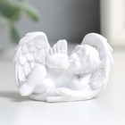 Сувенир полистоун "Белый ангел - сон в крыльях" МИКС 3х5х3,5 см - фото 8693148