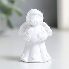 Сувенир полистоун "Белый ангел в платье" МИКС 2,7х3,3х5 см - фото 6796630